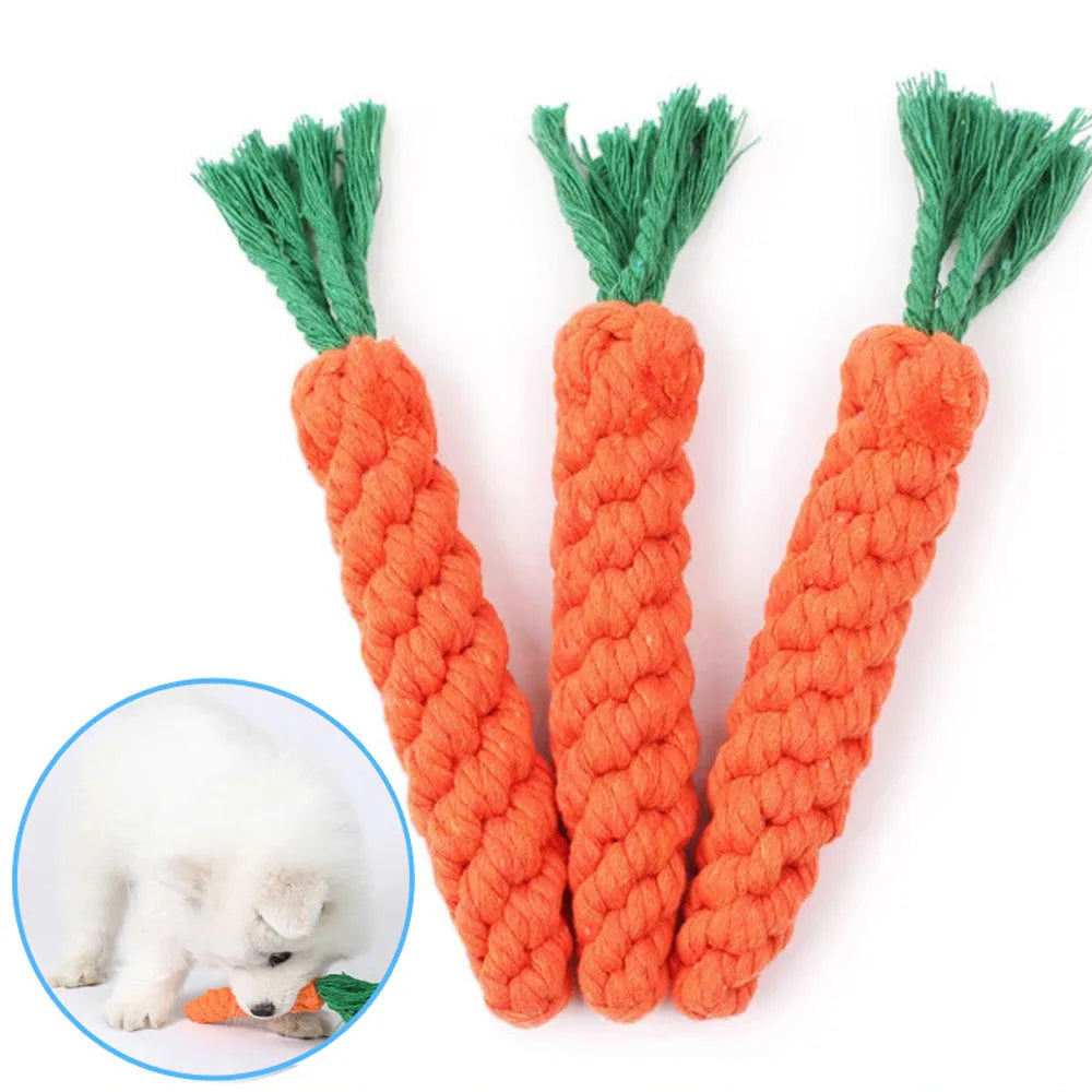 Carrot Rope Dog Toy