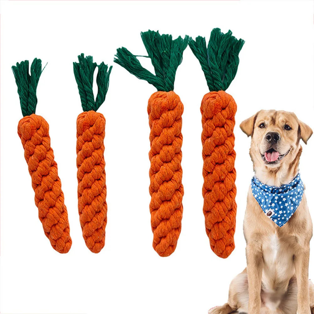 Carrot Rope Dog Toy