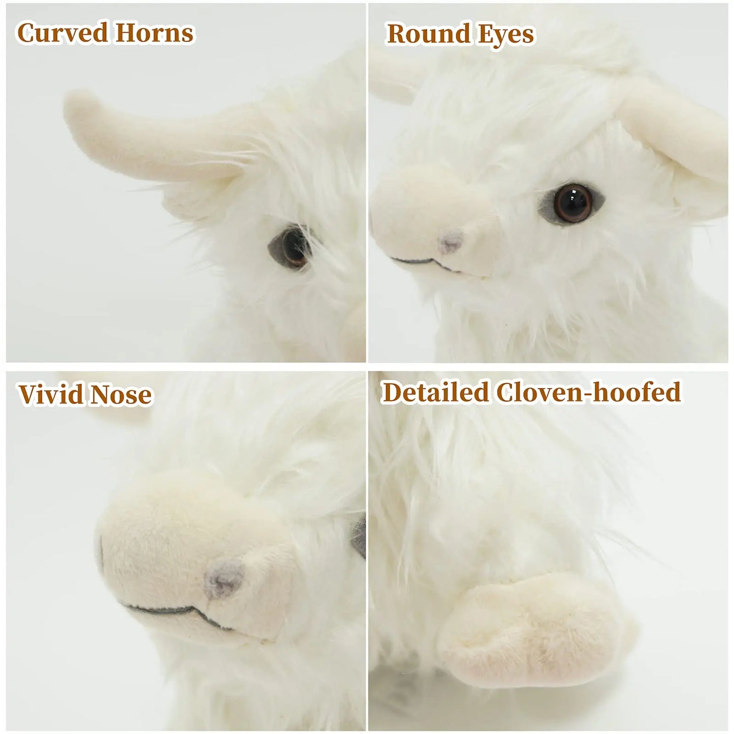 HighlandHug Plush Cow – 25cm Soft Stuffed Toy