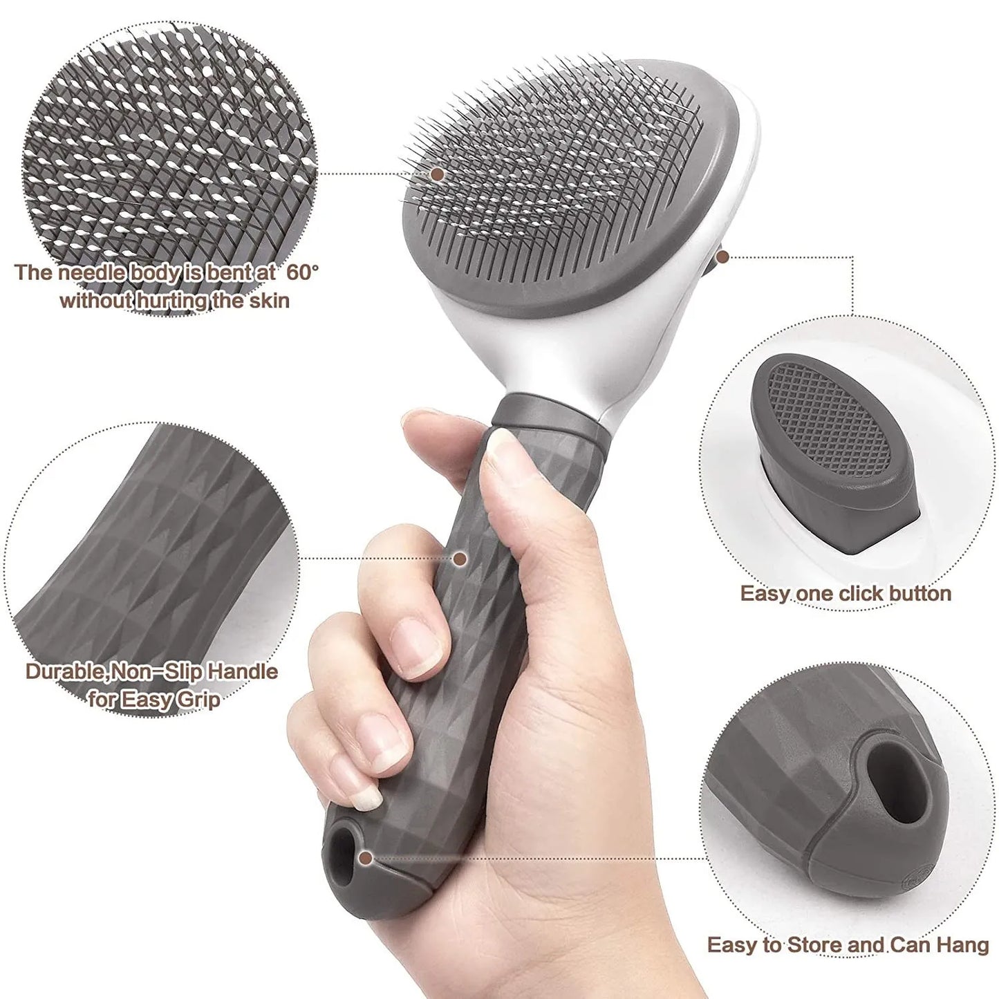 FurEase Self-Cleaning Brush