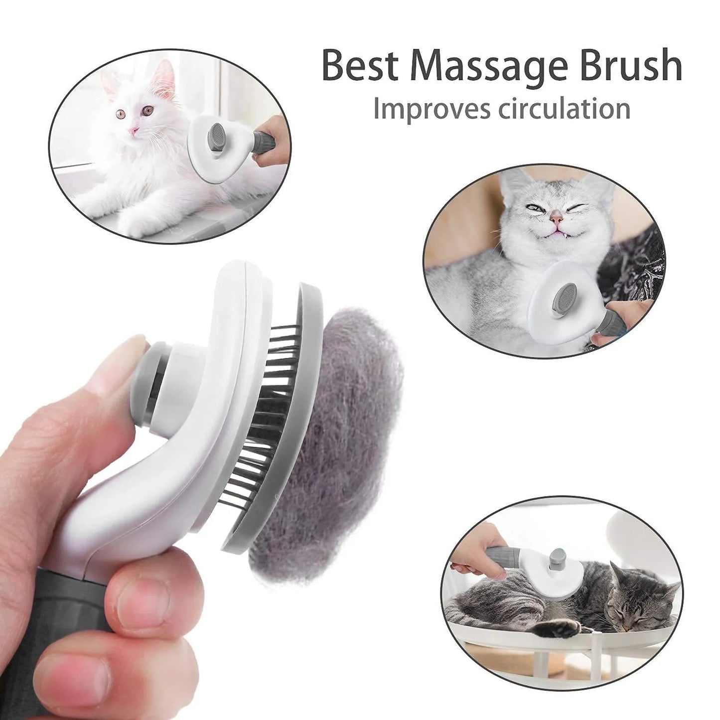 FurEase Self-Cleaning Brush
